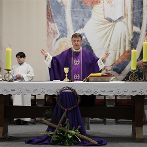 Biskup Šaško predvodio misno slavlje prigodom korizmenog susreta hrvatskih branitelja i stradalnika Domovinskog rata